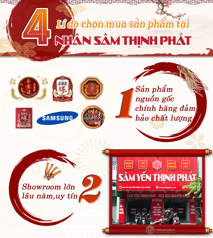 4 lý do chọn mua sản phẩm tại Nhân Sâm Thịnh Phát