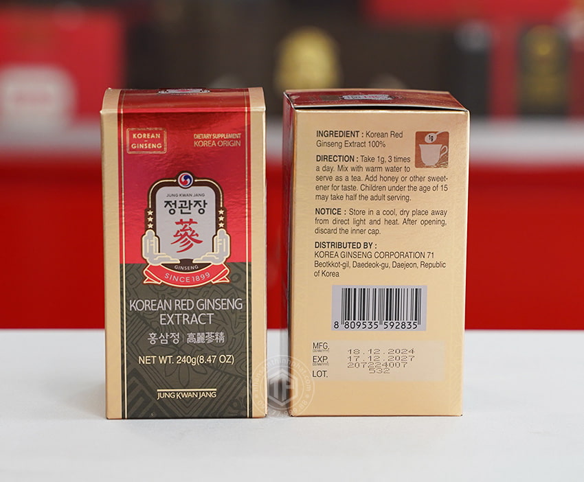Cao hồng sâm Chính phủ Hàn Quốc cao cấp KGC Jung Kwan Jang  240g