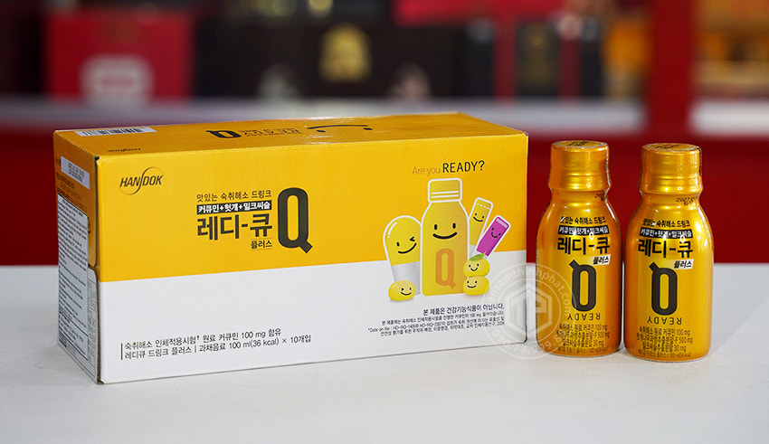 Nước  uống giải rượu Hàn Quốc hộp 10 chai x 100ml