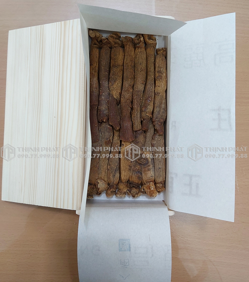 Hồng sâm củ khô Hàn Quốc KGC 300g Hộp 14 củ sâm chính phủ nhập khẩu chính hãng Hàn Quốc