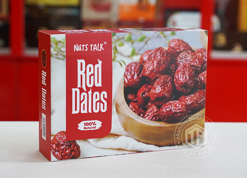 Táo đỏ sấy khô loại 1 hộp 1kg