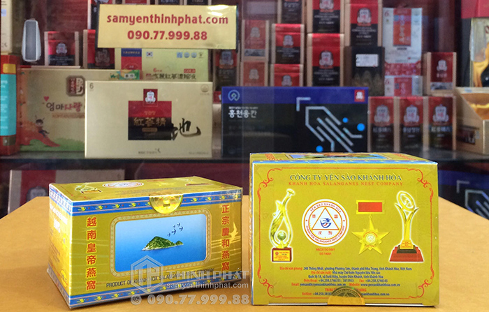 Tổ Yến Sào Khánh Hòa tinh chế 6 hộp 3g
