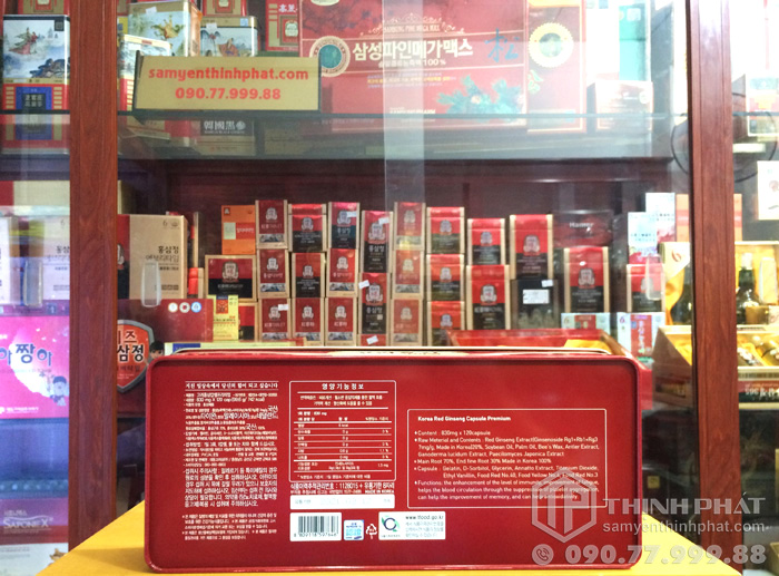 Viên hồng sâm nhung hươu linh chi đông trùng hạ thảo 120 viên