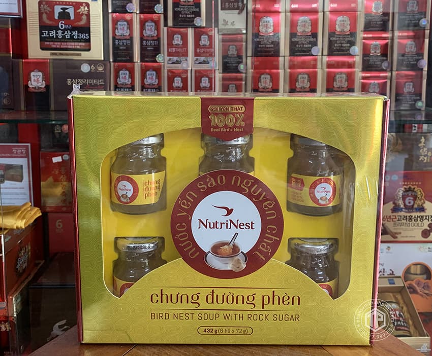 Yến chưng sẳn hộp 6 lọ Gold Bird Silver